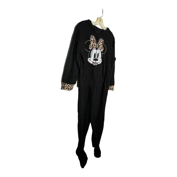 Disney Minnie Mouse One Piece Black Pajamas - Picture 4 of 7
